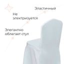 Чехол 42, габардин белый - миниатюра фото 4