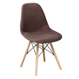 Чехол Е01 на стул Eames, уплотненный коричневый - фото