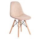 Чехол Е01 на стул Eames, уплотненный бежевый - миниатюра фото 1