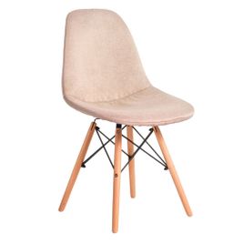 Чехол Е01 на стул Eames, уплотненный бежевый - фото