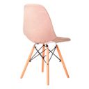 Чехол Е01 на стул Eames, уплотненный бежевый - миниатюра фото 2